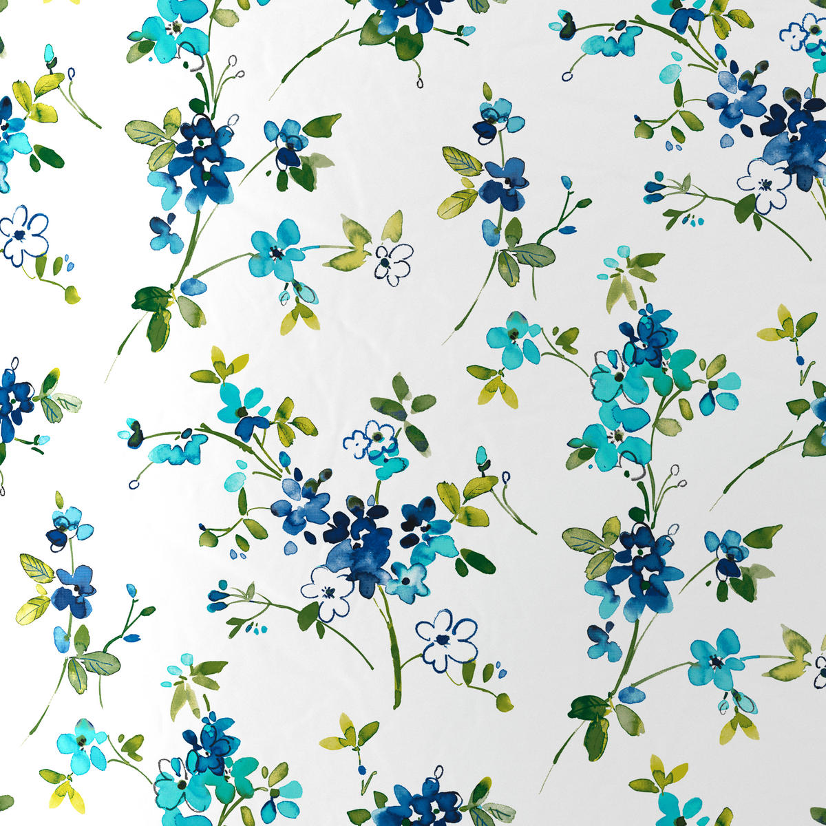 POVLEČENÍ, satén, modrá, 140/200 cm - modrá, Konvenční, textil (140/200cm) - Esposa