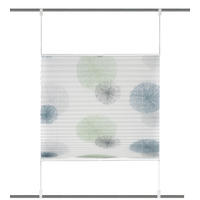 PLISSEE 90/130 cm  - Blau/Grün, KONVENTIONELL, Textil (90/130cm)