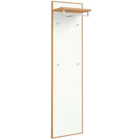 GARDEROBNI PANEL - barve hrasta/bela, Design, leseni material/les (44/183/29cm) - Novel
