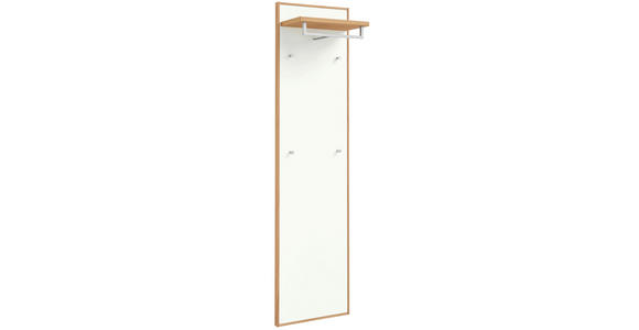 GARDEROBENPANEEL in 44/183/29 cm - Eichefarben/Weiß, Design, Holz/Holzwerkstoff (44/183/29cm) - Novel