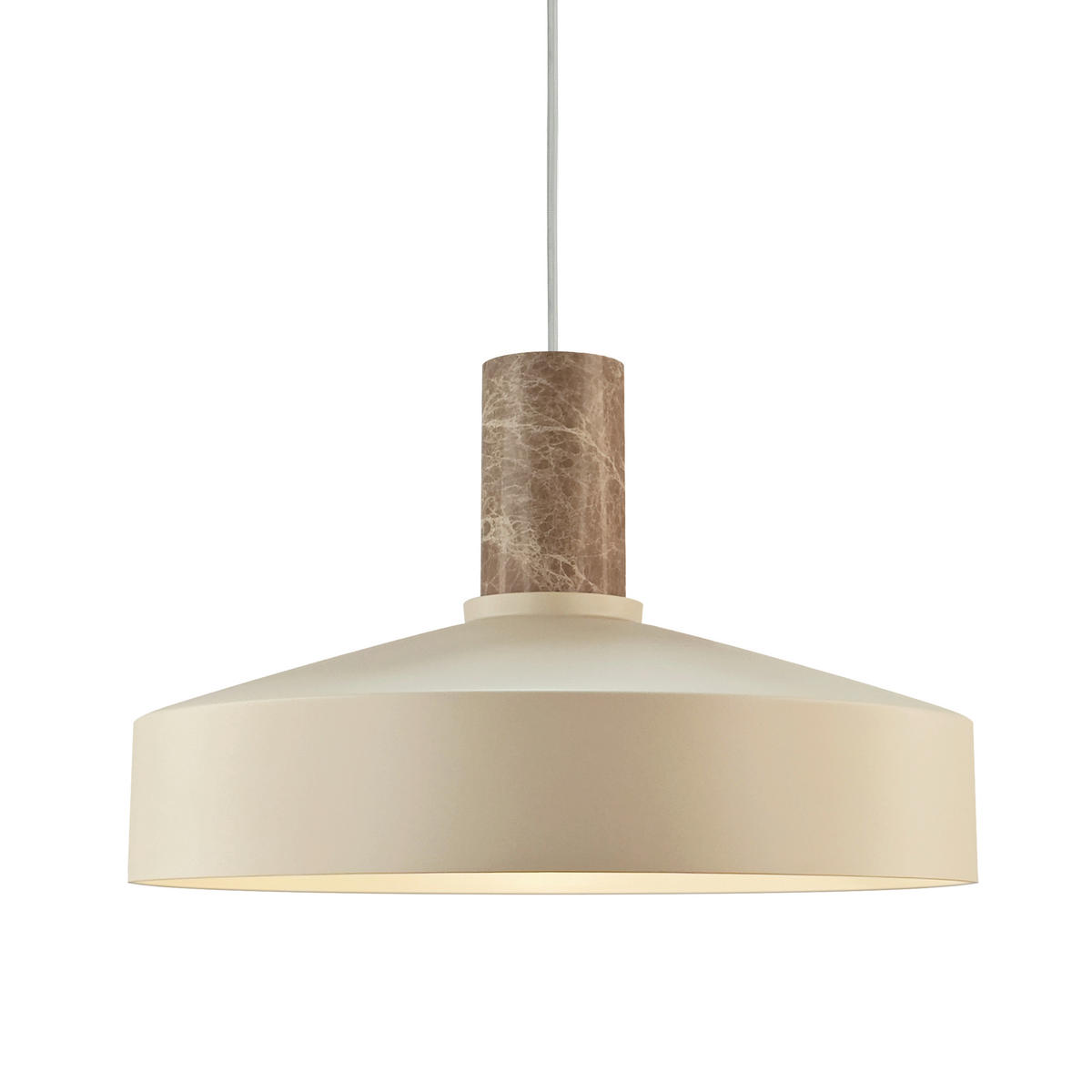 HÄNGELEUCHTE 37,5/13 cm   - Beige, LIFESTYLE, Metall (37,5/13cm) - Nordlux