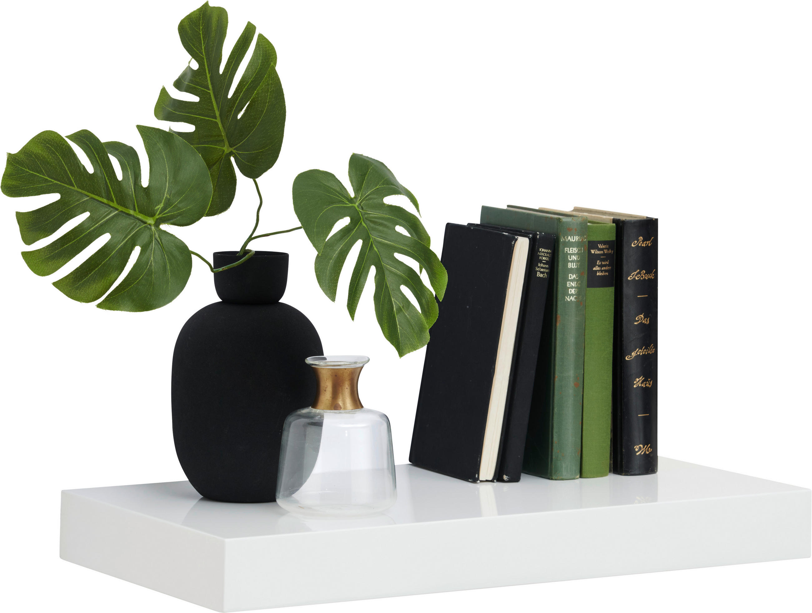 WANDBOARD Weiß Hochglanz  - Weiß Hochglanz, Basics, Holzwerkstoff (50/5/25cm) - Xora