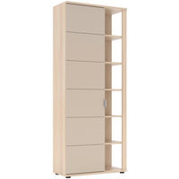 ELŐSZOBASZEKRÉNY 80/199/38 cm  - kasmírszínű/krómszínű, Design, műanyag/faalapú anyag (80/199/38cm) - Stylife