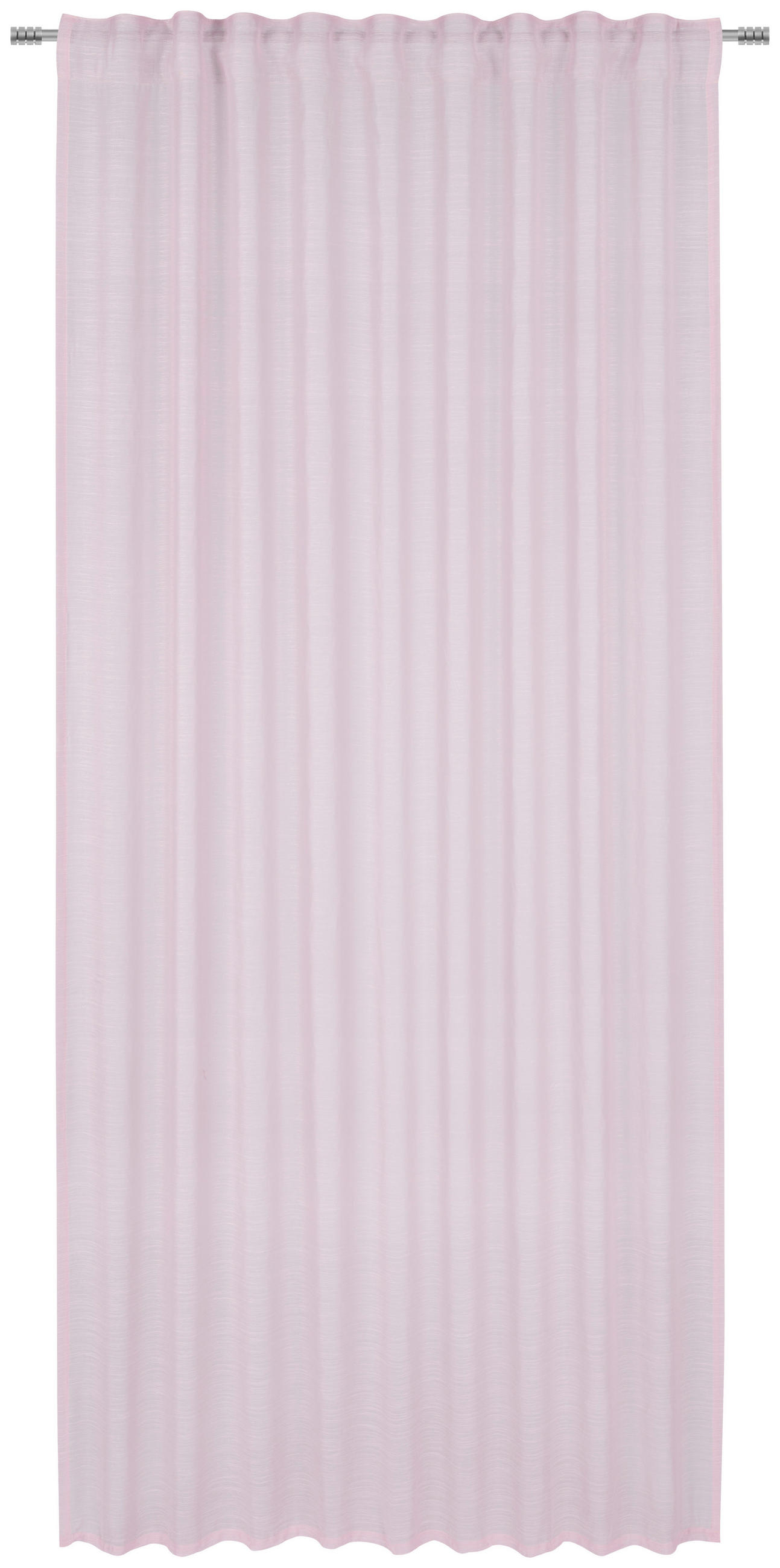 Perdea gata confecţionată semitransparent  - roz, Basics, textil (140/245cm) - Esposa