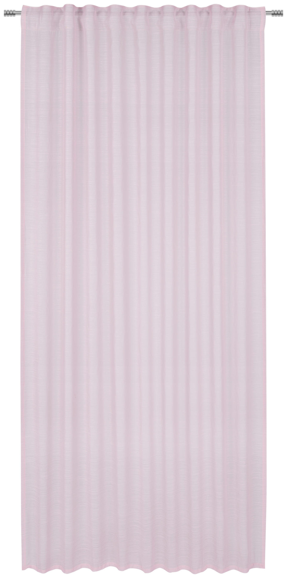 Perdea gata confecţionată semitransparent  - roz, Basics, textil (140/245cm) - Esposa