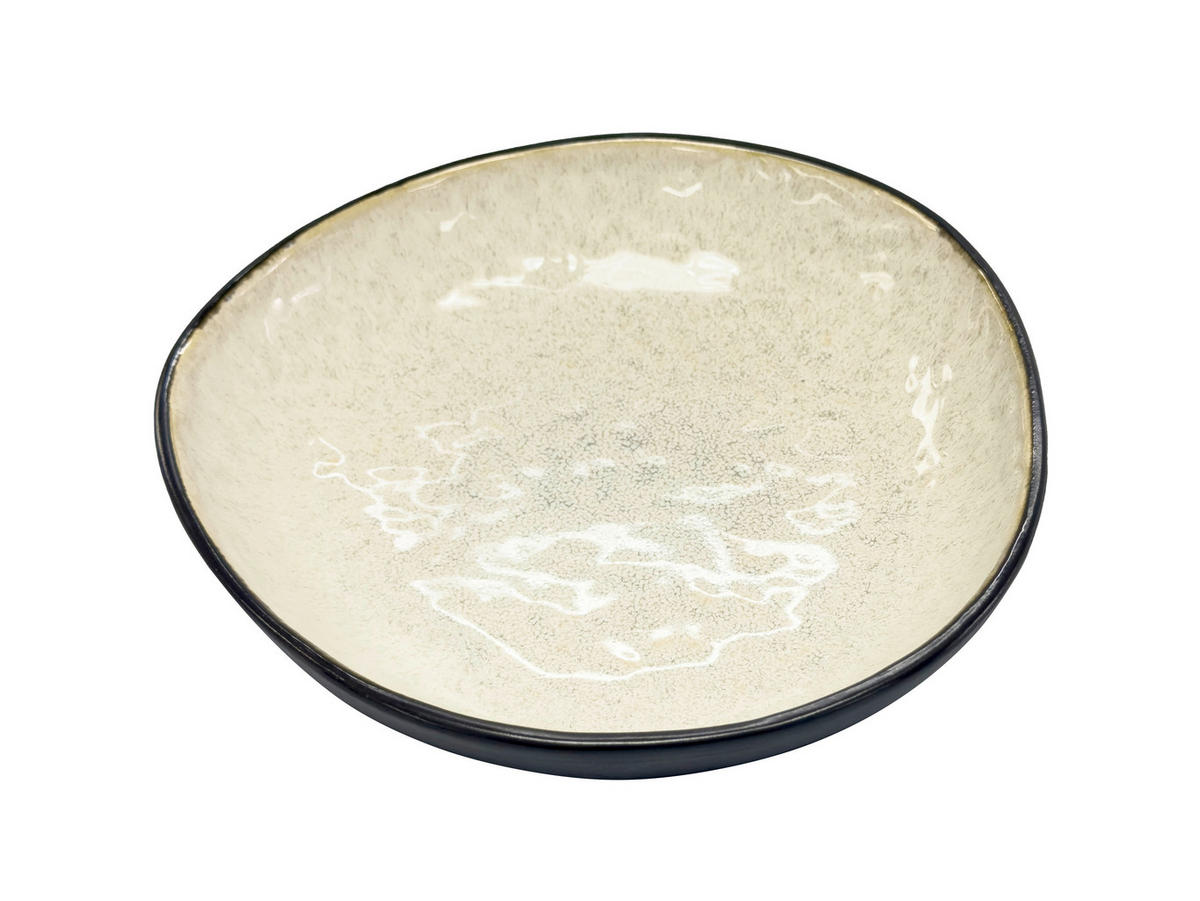 MÉLYTÁNYÉR 20,1/20,1 cm  - krémszínű, Trend, kerámia (20,1/20,1cm) - Novel