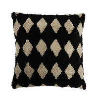 KUDDFODRAL 45/45 cm  - beige/svart, Design, textil (45/45cm)