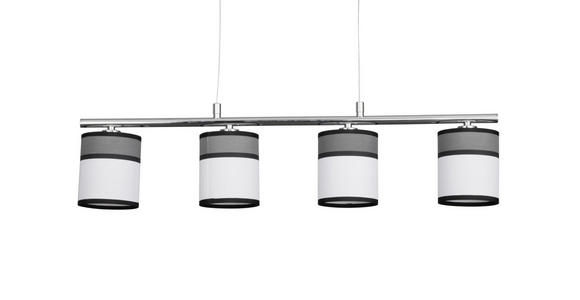 HÄNGELEUCHTE 70,5/10/150 cm - Chromfarben/Dunkelgrau, Basics, Kunststoff/Textil (70,5/10/150cm) - Novel