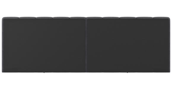 POLSTERBETT gepolstertes Kopfteil, Lattenrost, Bettkasten Anthrazit 160/200 cm  - Anthrazit/Schwarz, Design, Holz/Kunststoff (160/200cm) - Carryhome