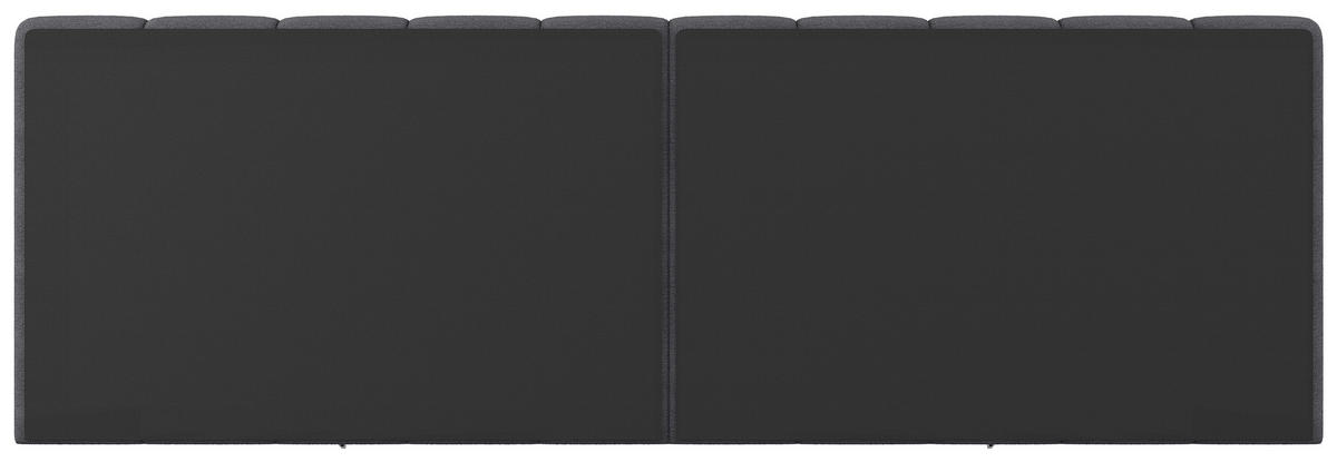 POLSTERBETT 160/200 cm,  in Anthrazit, gepolstertes Kopfteil, Lattenrost, Bettkasten,  - Anthrazit/Schwarz, Design, Holz/Kunststoff (160/200cm) - Chameo