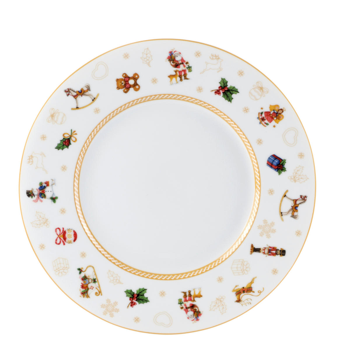 FARFURIE ÎNTINSĂ 28 cm  - alb, Konventionell, ceramică (28cm) - X-Mas
