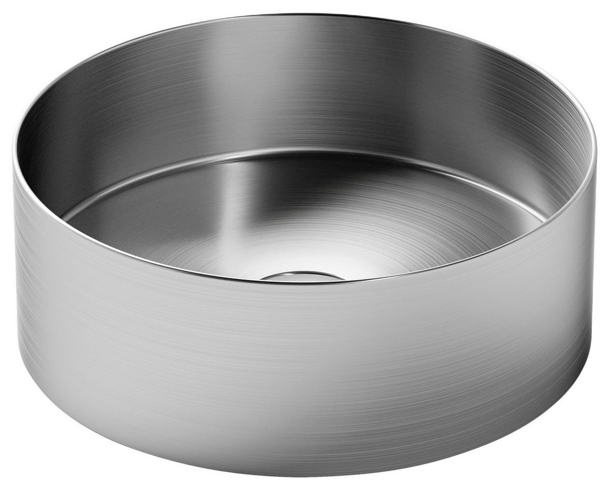 WASCHBECKEN 30/11/30 cm  - Edelstahlfarben, MODERN, Metall (30/11/30cm)