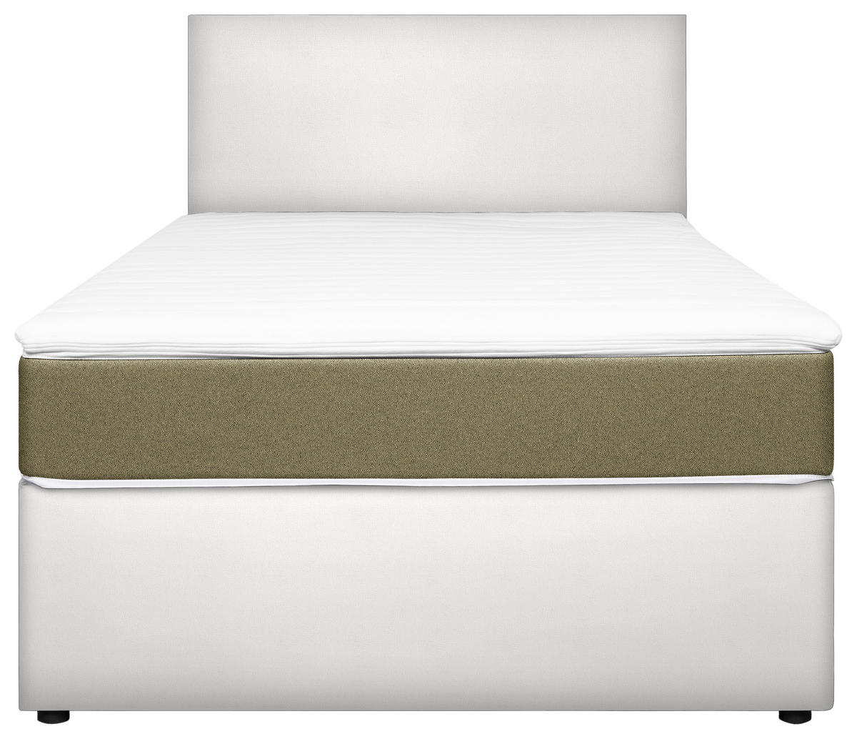 BOXBETT 140/200 cm  in Gelb, Weiss  - Weiss/Gelb, Konventionell, Holz/Holzwerkstoff (140/200cm) - MID.YOU