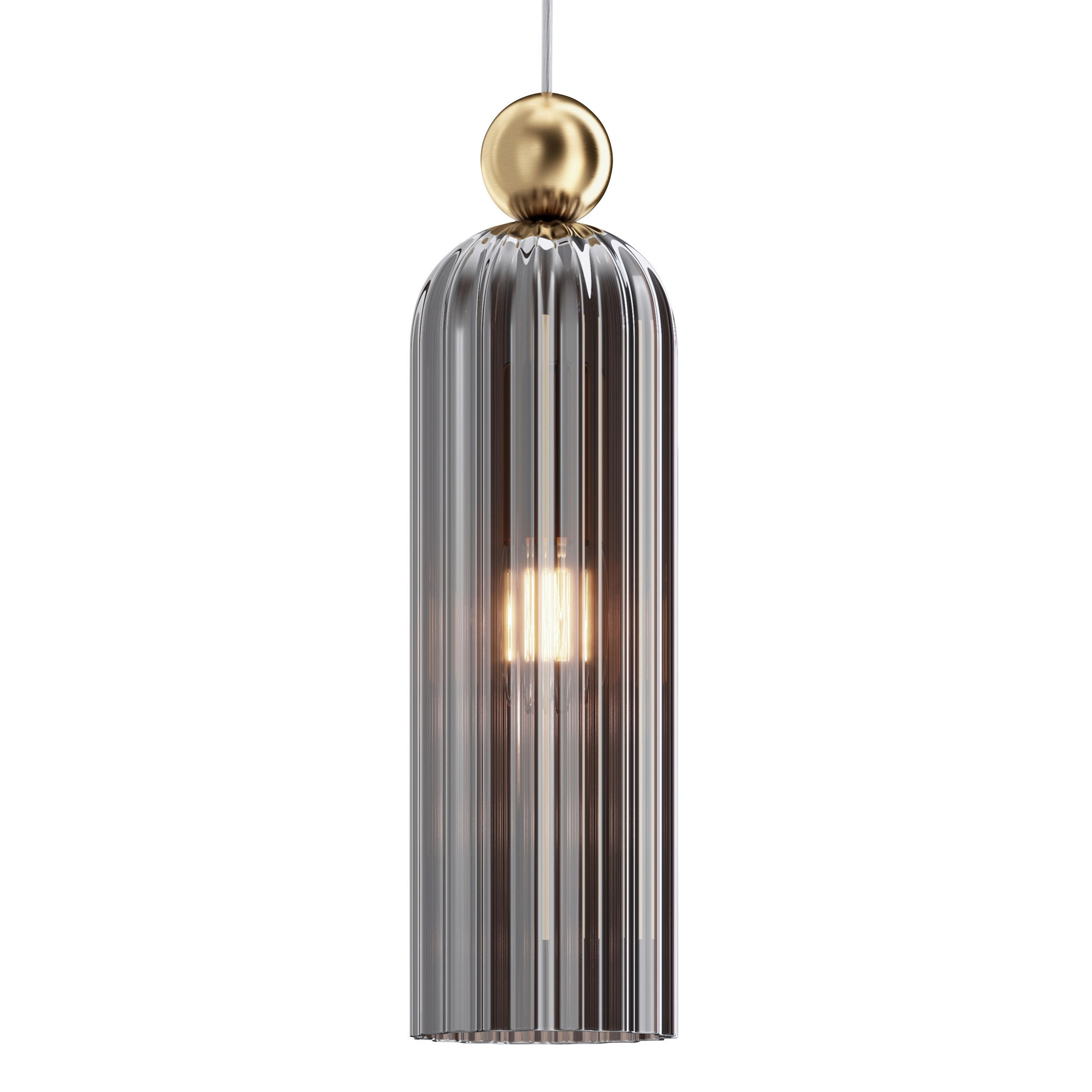 PENDELLAMPA 10/34,7/10 cm - guldfärgad, metall/glas (10/34,7/10cm) - MAYTONI