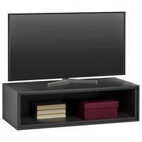 TV-ELEMENT Graphitfarben  90,9/26/40 cm  - Graphitfarben, Design, Holzwerkstoff (90,9/26/40cm) - home24