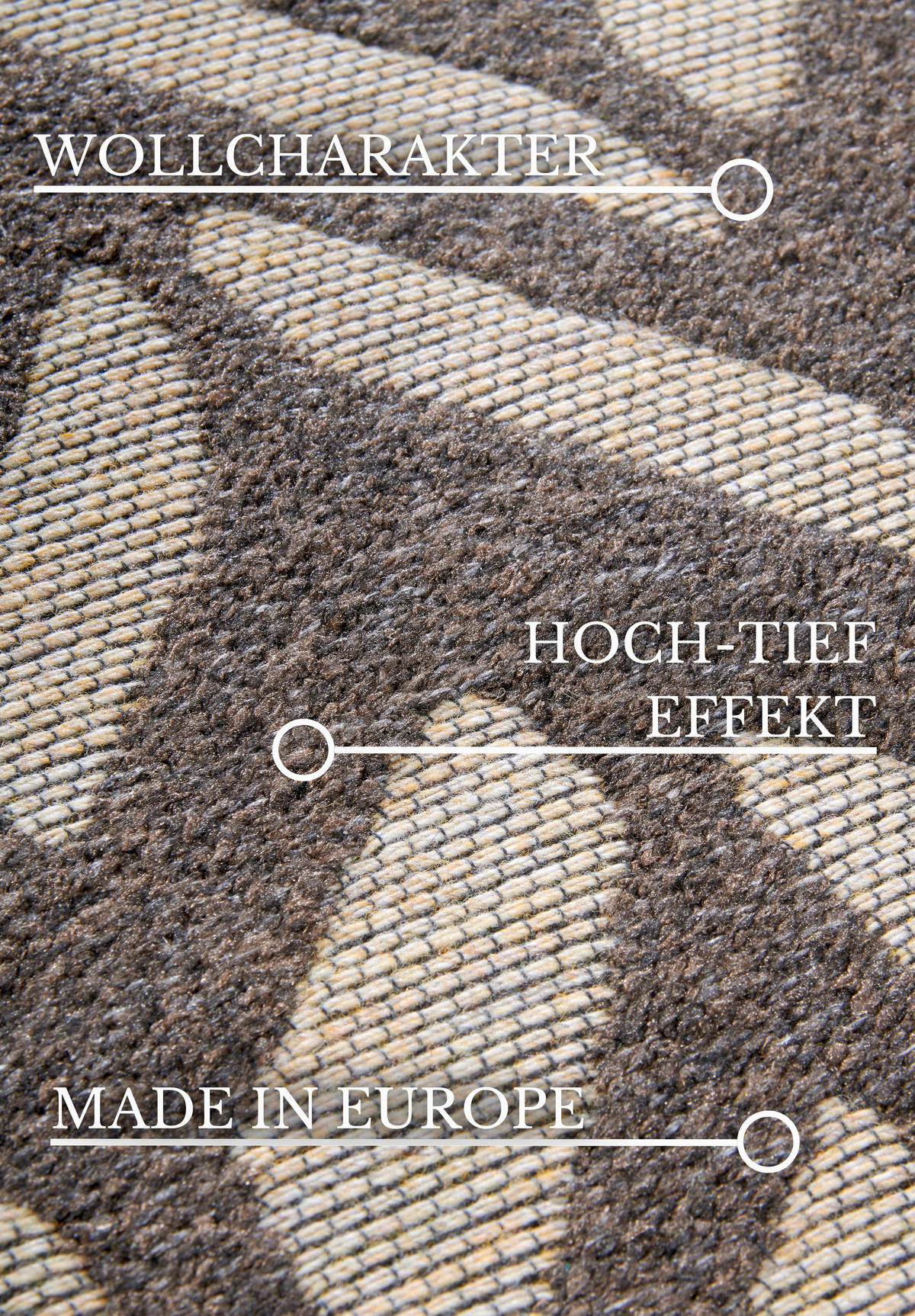 OUTDOORTEPPICH 200/290 cm Kollektion 1883 Beige, Cappuccino  - Beige/Cappuccino, Design, Kunststoff/Textil (200/290cm) - Villeroy & Boch