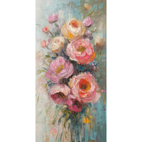 KEILRAHMENBILD Blumen 20/40 cm  - Multicolor, Basics, Holz/Papier (20/40cm)