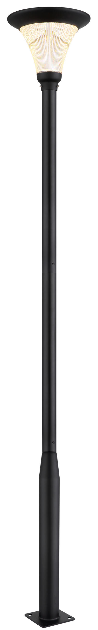 SOLARLEUCHTE  - Klar/Schwarz, Design, Glas/Kunststoff (42,5/336cm) - Globo