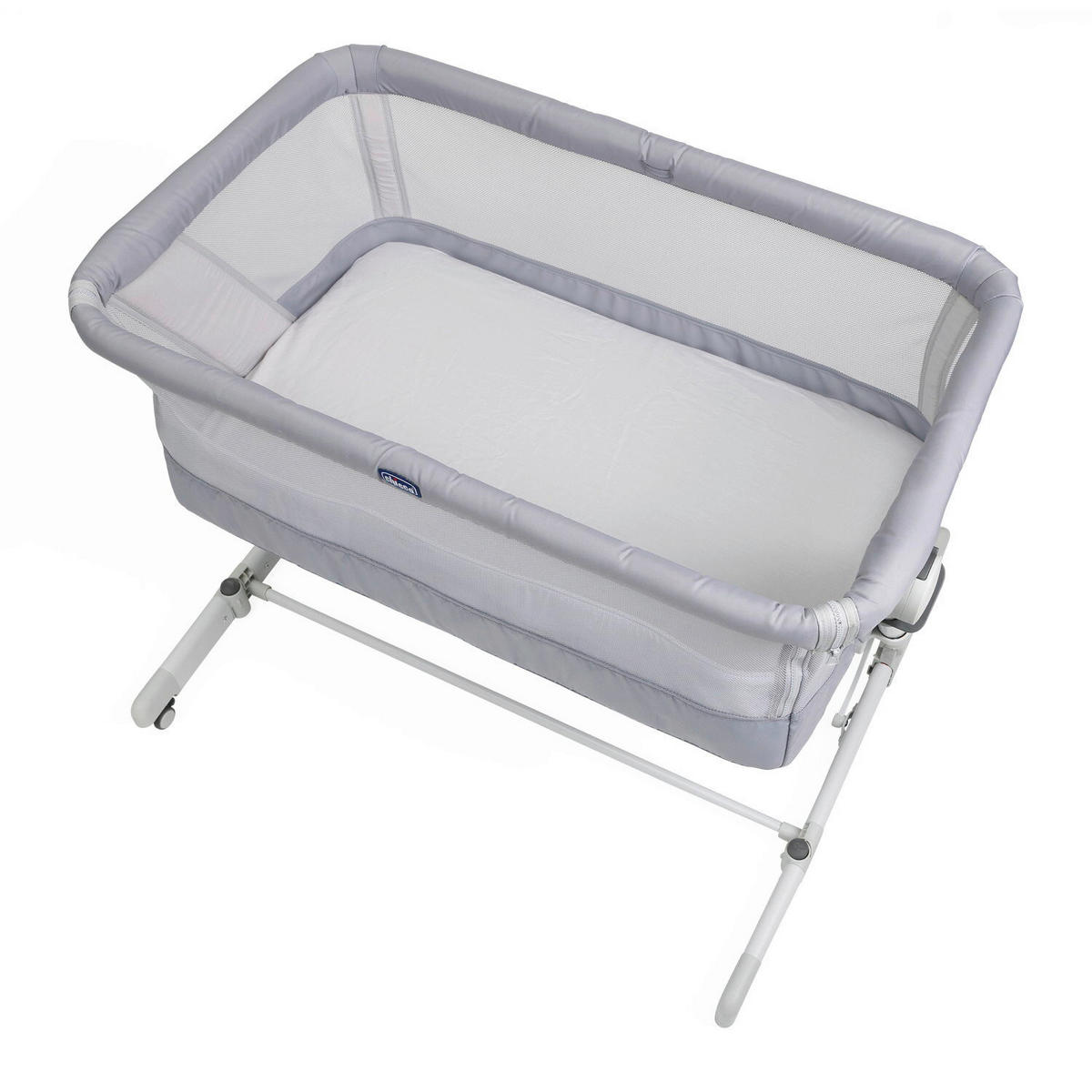 BEISTELLBETT NEXT2ME POP-UP  - Hellgrau/Grau, Basics, Kunststoff/Textil (87/80/82cm) - Chicco