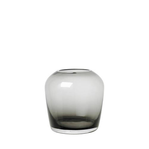 VASE 10,8 cm  - Grau, Trend, Glas (10,9/10,9cm) - Blomus
