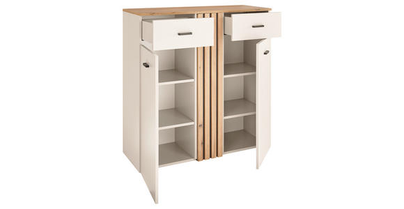 SCHUHSCHRANK 100/103/38 cm - Kaschmir/Eichefarben, Basics, Holzwerkstoff/Kunststoff (100/103/38cm) - Xora