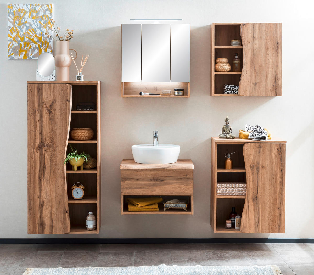 HÄNGESCHRANK 60/64/20 cm  - Eiche Wotan, Natur, Holzwerkstoff (60/64/20cm) - Xora