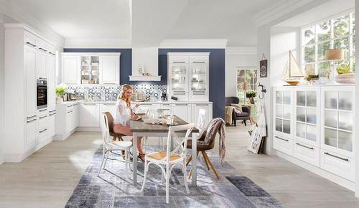 INBYGGNADSKÖK   - vit, Design, trämaterial - Celina
