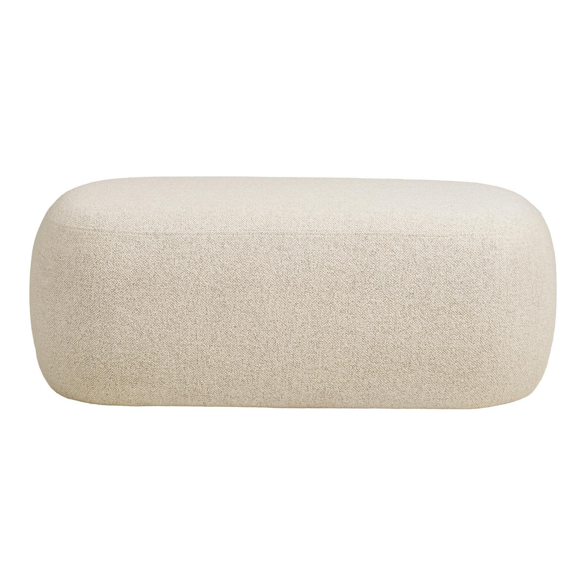 POLSTERBANK - Creme, Design, Textil (100/38/50cm) - MID.YOU