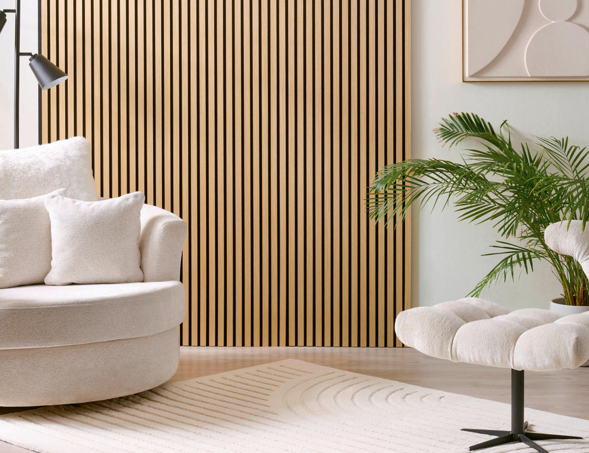 AKUSTIKPANEL   56/244/1,8 cm  - ekfärgad, Klassisk, trä (56/244/1,8cm) - Novel