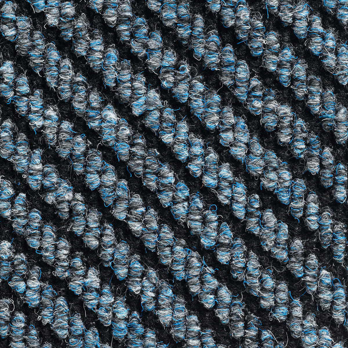 TEPPICHFLIESE - Graublau, Basics, Textil (50/50cm)