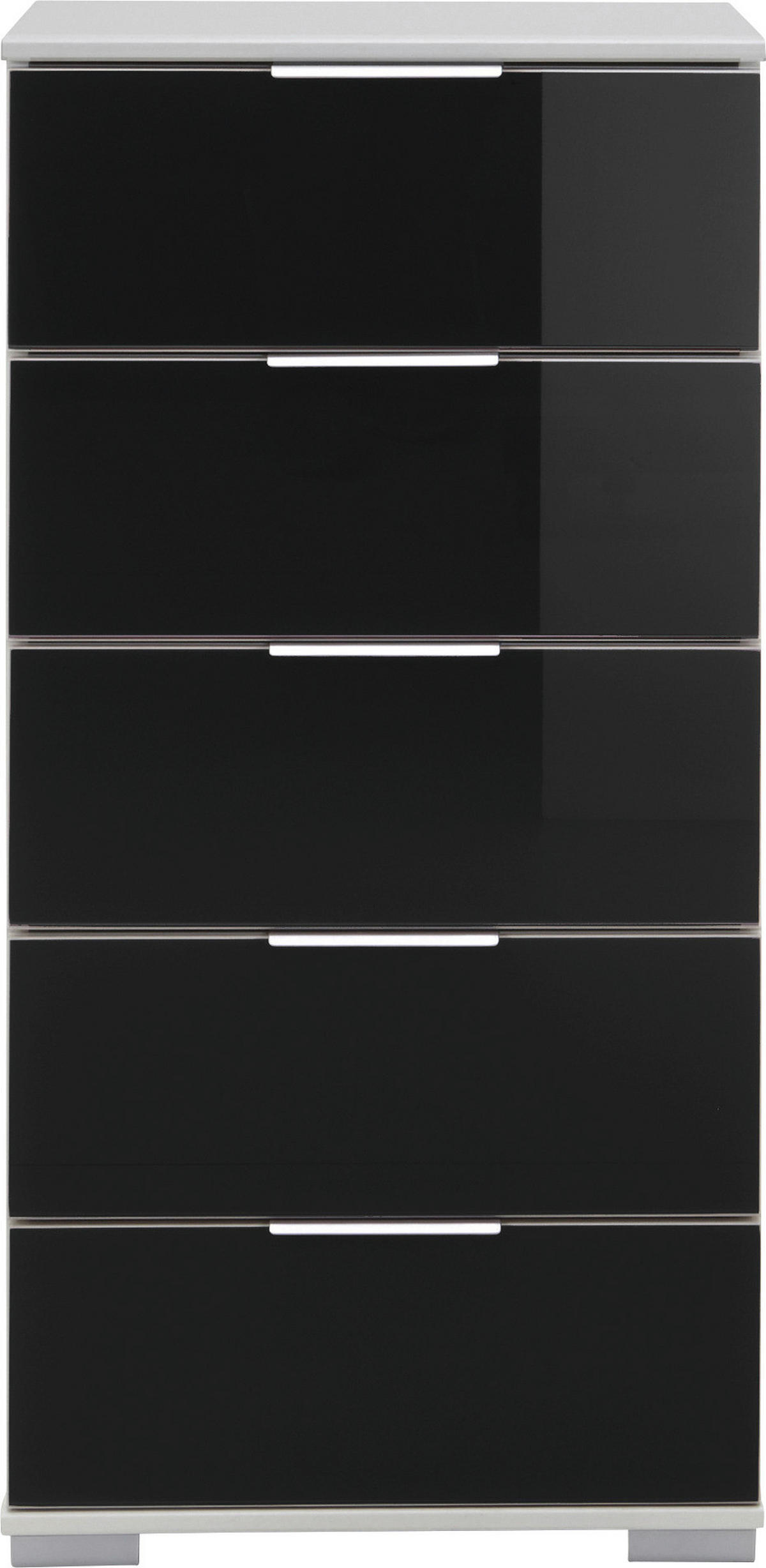 KOMMODE  in 49/102/41 cm  - Chromfarben/Alufarben, Design, Glas/Holzwerkstoff (49/102/41cm) - Livetastic