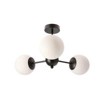 PENDELLEUCHTE 54/54/28 cm  - Schwarz/Weiß, KONVENTIONELL, Metall (54/54/28cm)