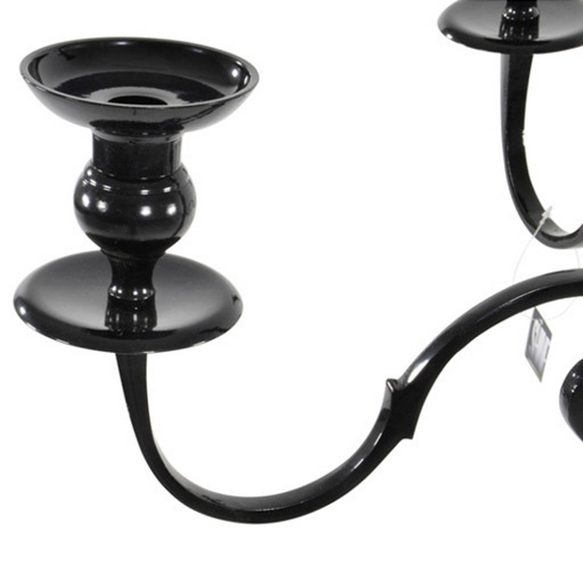 SVEČNIK - črna, Basics, kovina (37/79/37cm)