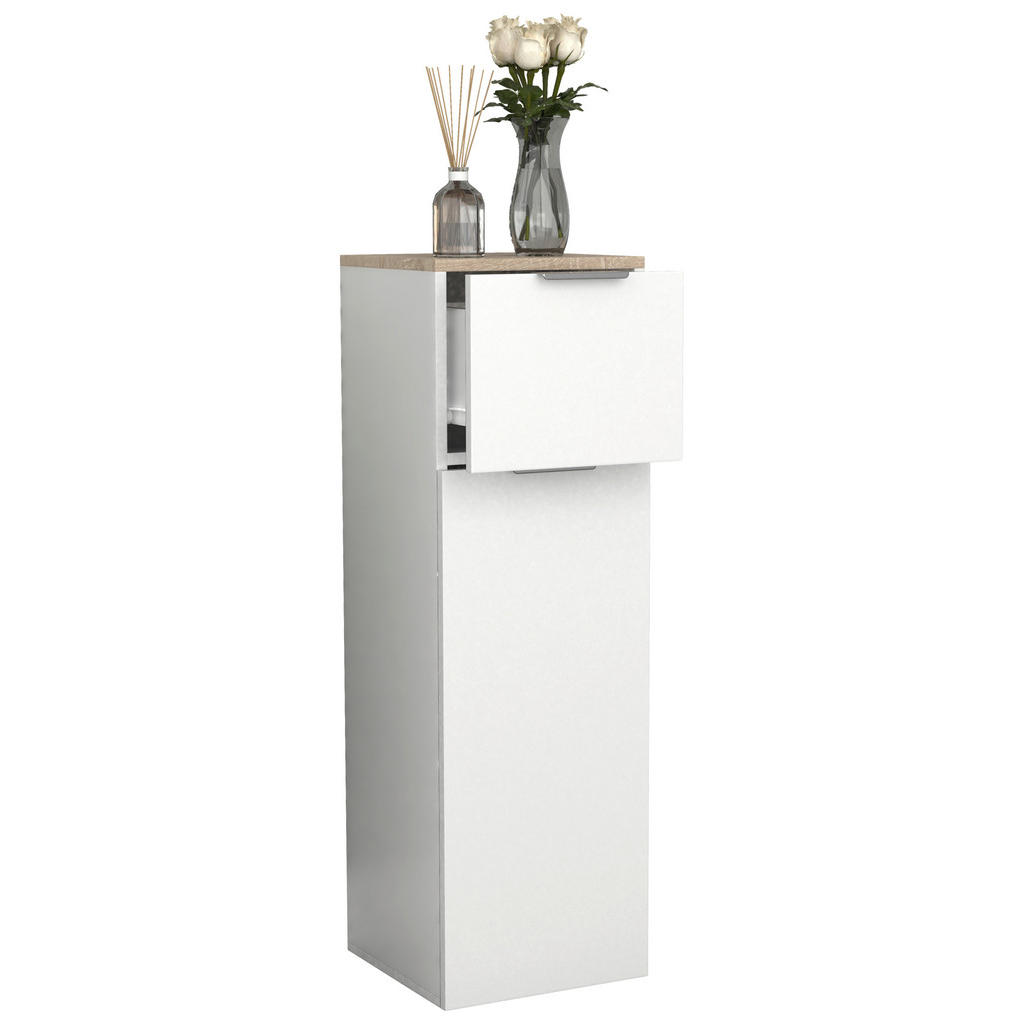 Highboard Donali Weiß/Eiche Dekor B:30cm