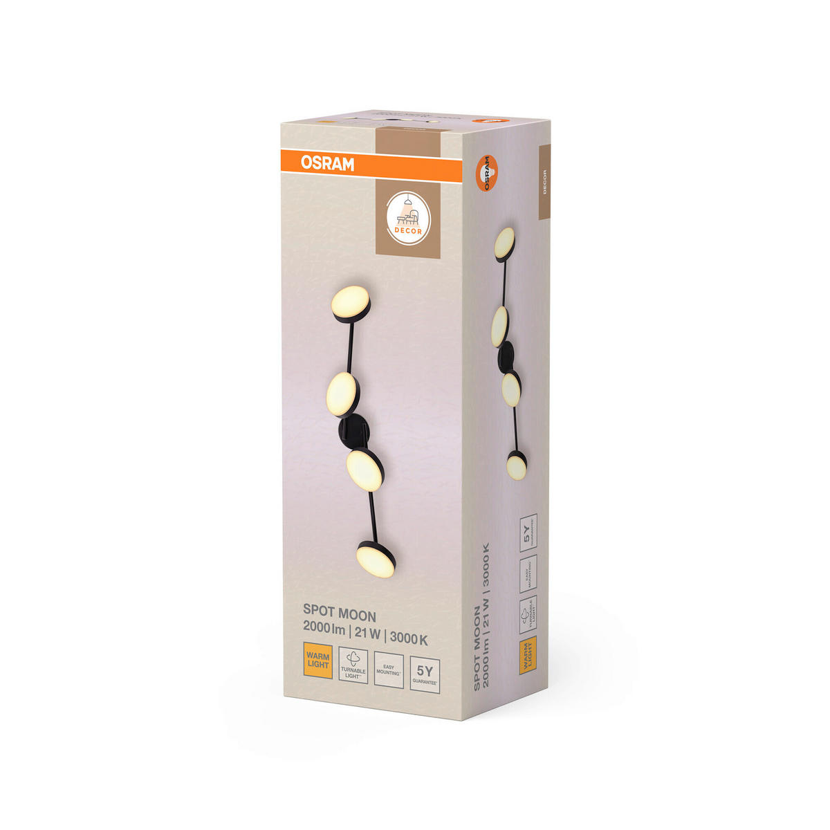 LED-STRAHLER 81/12/11,9 cm   - Schwarz, Basics, Metall (81/12/11,9cm) - Osram