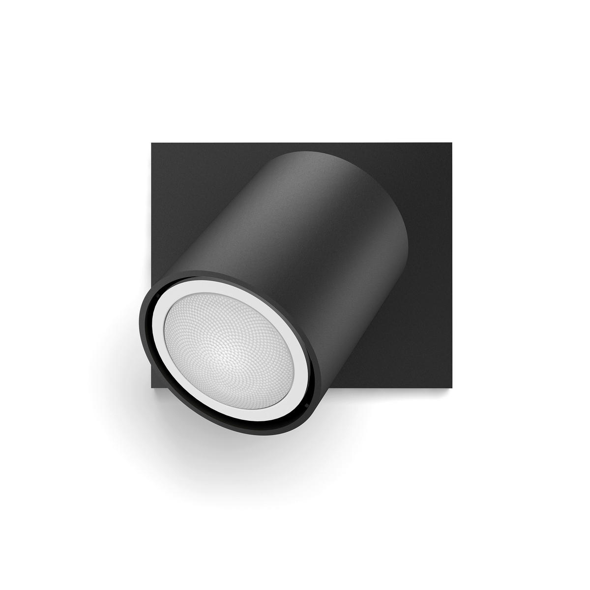 LED-STRAHLER Runner 11/10,70/9 cm   - Schwarz, Basics, Metall (11/10,70/9cm) - Philips HUE