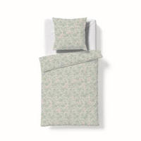 BETTWÄSCHESET Black Premium Tencel Damast Damast 160/210 cm  50 cm/70 cm  - Salbeigrün, Basics, Textil (160/210cm) - Fleuresse