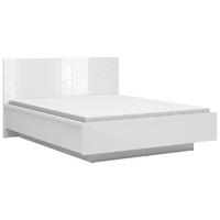 BETT  in Weiß Hochglanz  - Weiß Hochglanz, MODERN (160/200cm) - MID.YOU