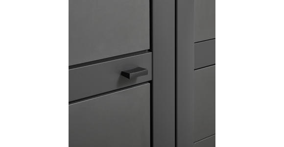 SIDEBOARD Anthrazit, Eiche Artisan Einlegeböden - Anthrazit/Eiche Artisan, LIFESTYLE, Holzwerkstoff/Metall (148,6/89,5/43cm) - Hom`in
