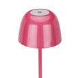 AKKU-TISCHLEUCHTE Santa Ana 11/34,6 cm  - Pink, Trend, Metall (11/34,6cm) - Novel