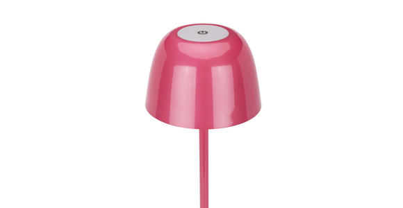 AKKU-TISCHLEUCHTE Santa Ana 11/34,6 cm - Pink, Trend, Metall (11/34,6cm) - Novel