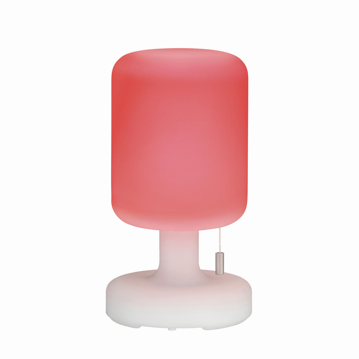 AKKU-TISCHLEUCHTE Termoli 13/23 cm   - Weiß, KONVENTIONELL, Kunststoff (13/23cm)