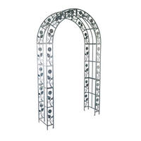 Arcadă Pentru Trandafiri - verde, Lifestyle, metal (140/240/42cm)