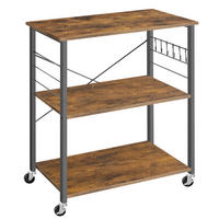 REGAL  80/89/40 cm Braun, Schwarz  - Schwarz/Braun, MODERN, Holzwerkstoff/Metall (80/89/40cm) - MID.YOU