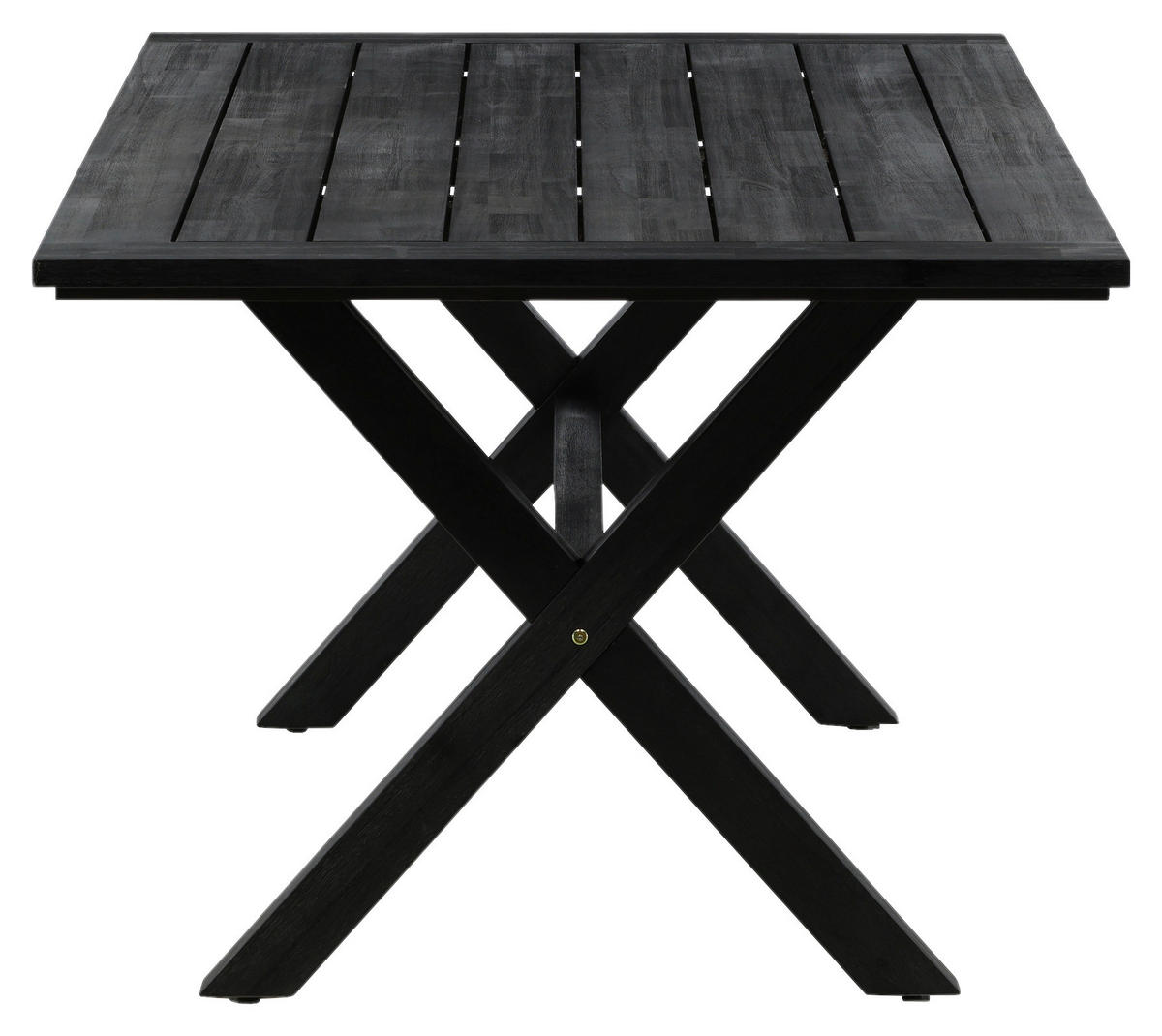UTEBORD trä rektangulär  - svart, Klassisk, trä (200/100/75cm) - Gardenson