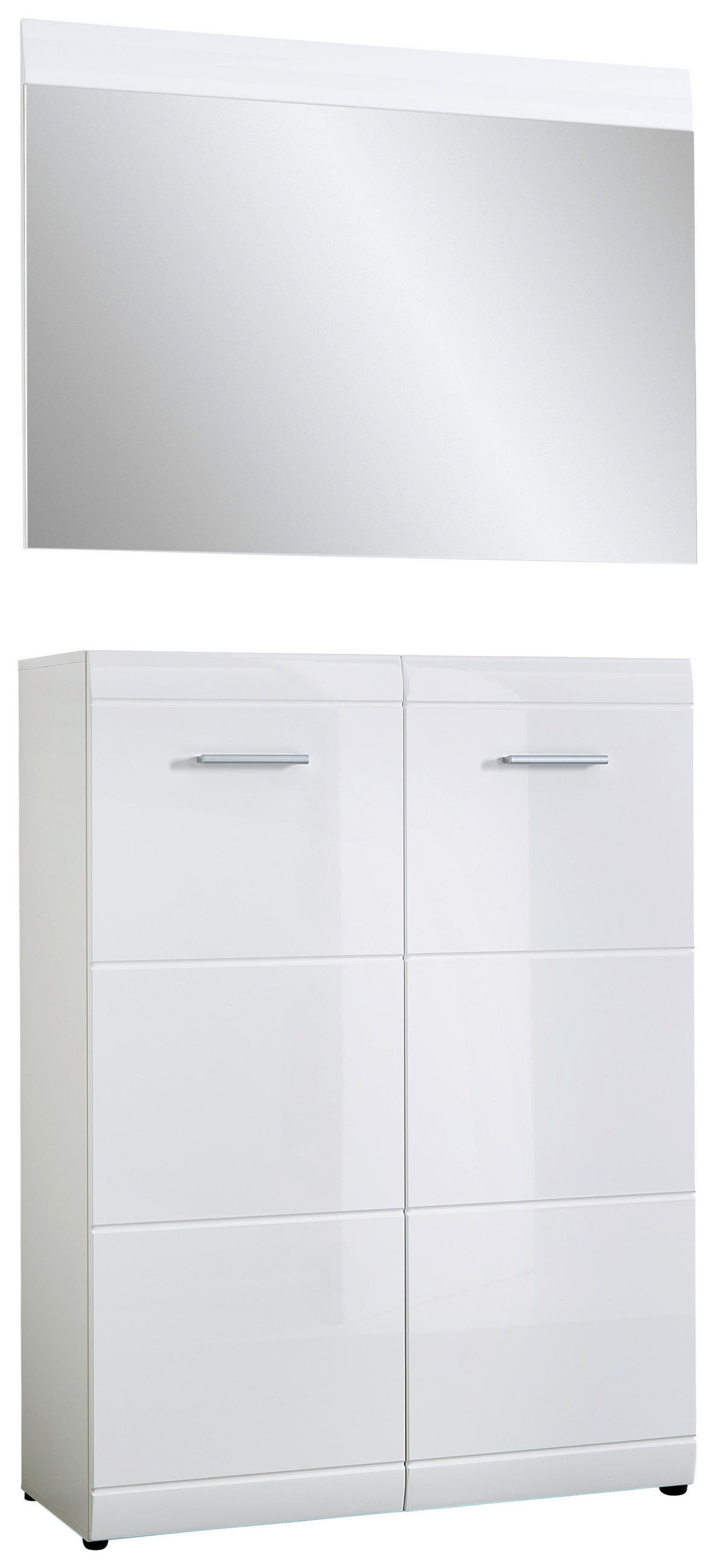 GARDEROBE Weiß - Weiß, Design (90/200/39cm) - Carryhome