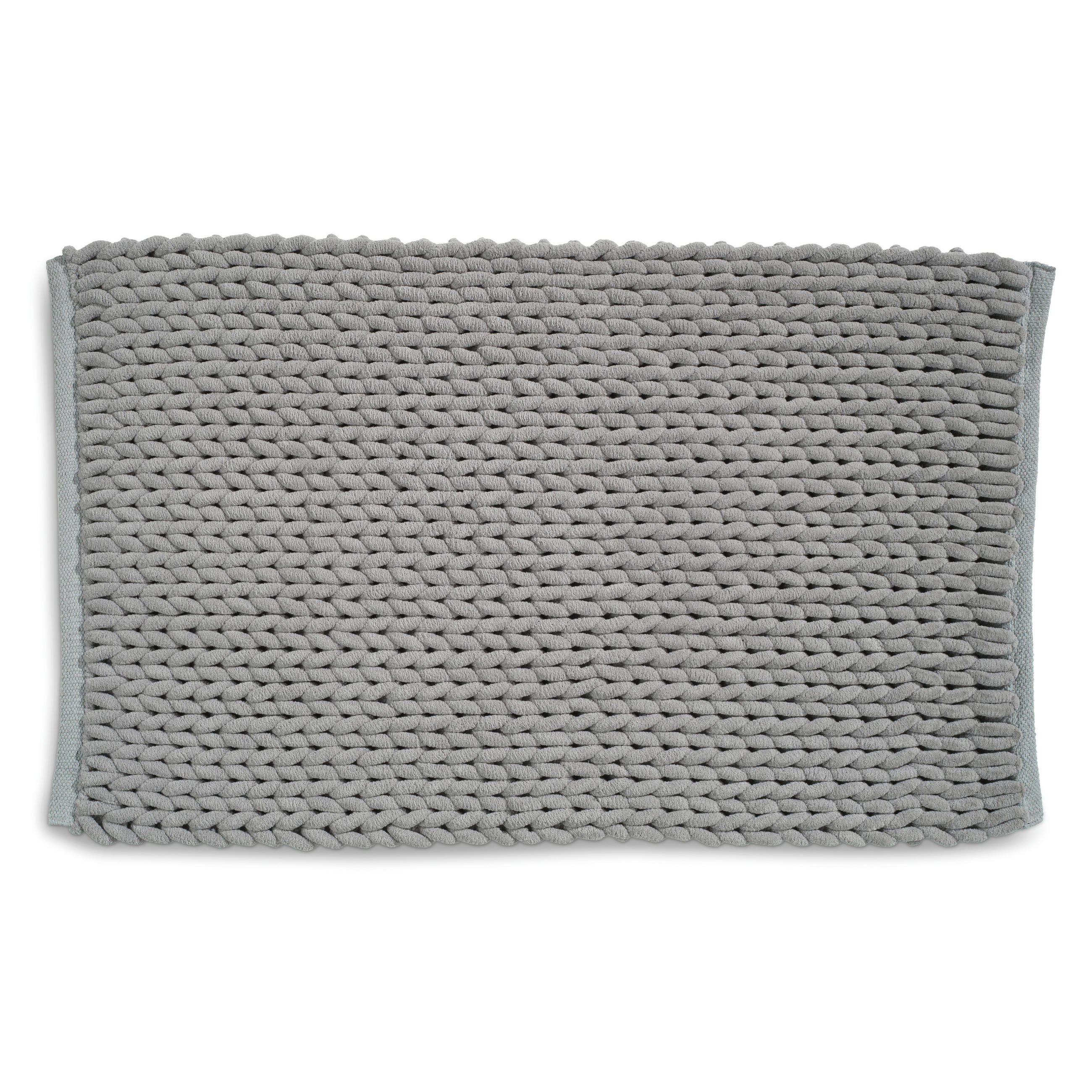 BADEMATTE Hellgrau 70/120 cm  - Hellgrau, KONVENTIONELL, Textil (70/120cm) - Kela
