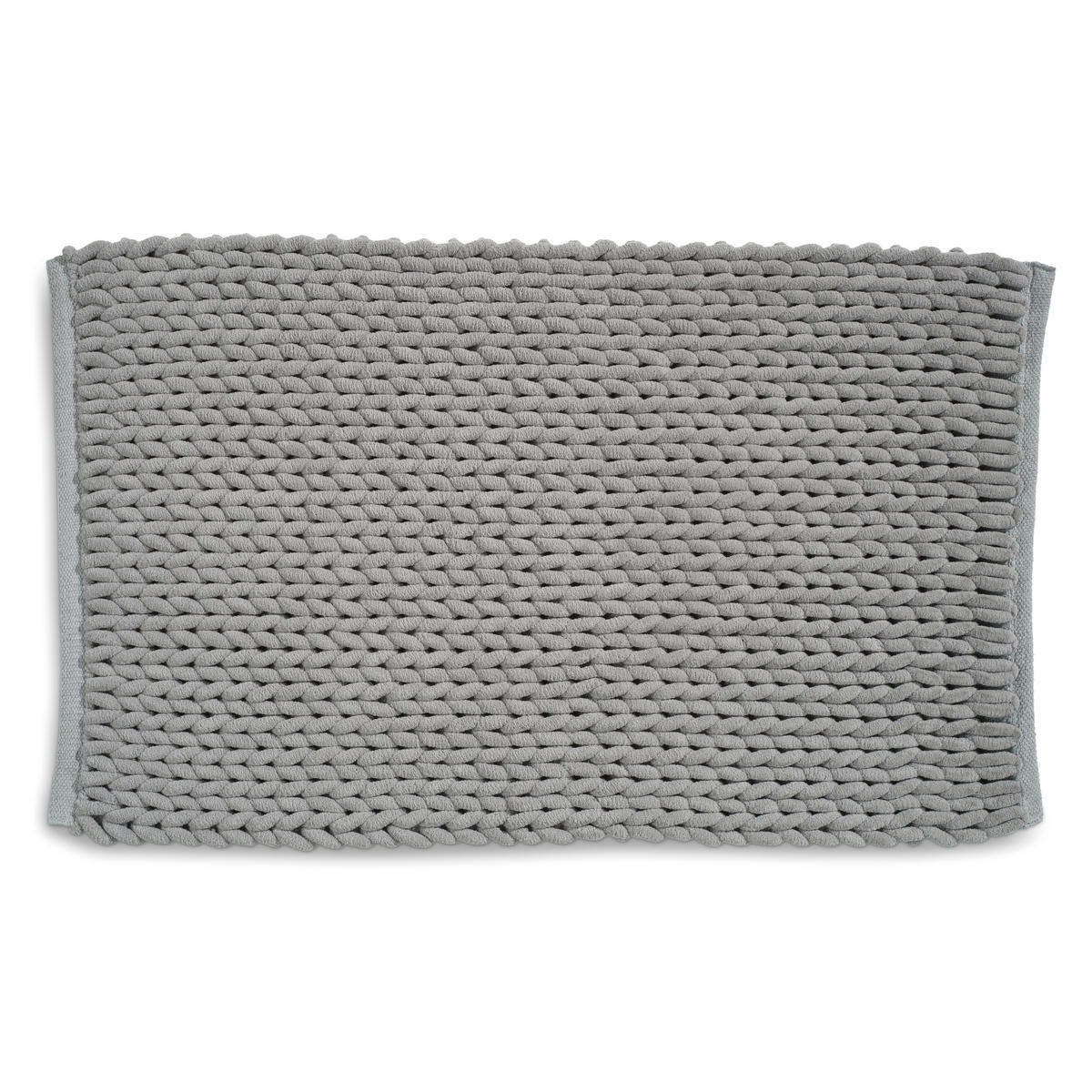BADEMATTE Hellgrau 70/120 cm  - Hellgrau, KONVENTIONELL, Textil (70/120cm) - Kela