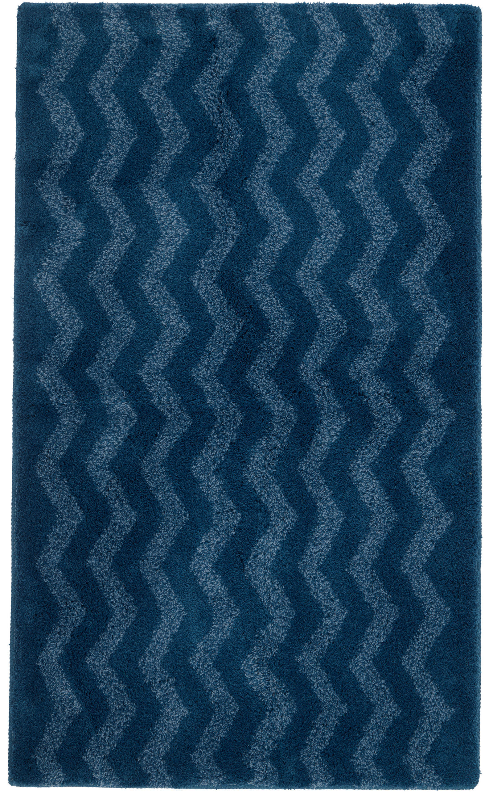 BADTEPPICH Blau  - Blau, Design, Kunststoff/Textil (70/120/2cm) - Kleine Wolke