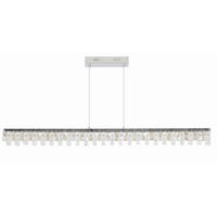 LED-HÄNGELEUCHTE 80/8/120 cm  - Chromfarben, Design, Glas/Metall (80/8/120cm) - Näve